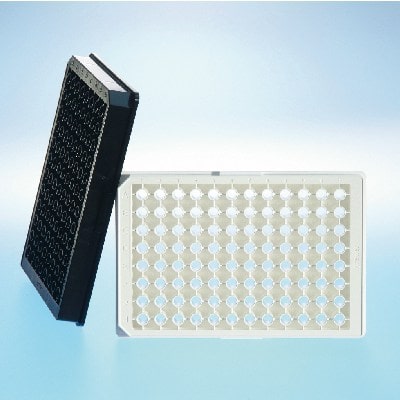 itemImage_Greiner_96 Well Polystyrene Microplates_white  black